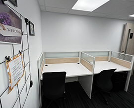 Individual seat in the office